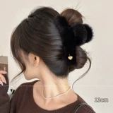 Black plush gripper 13cm